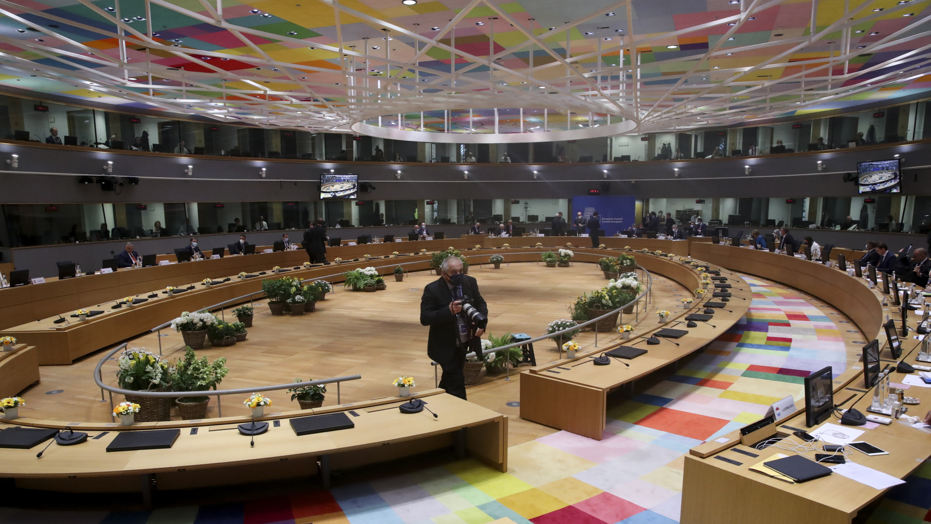 EU-Gipfel - Blick in den Saal | EPA