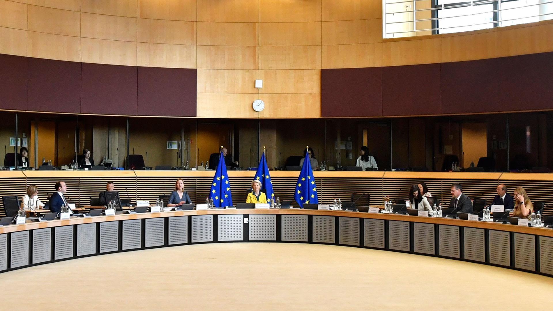 Sitzung der EU-Kommission. | dpa