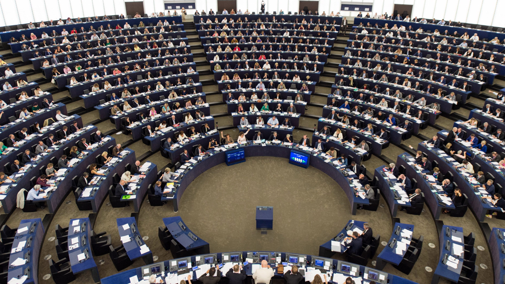 Das EU-Parlament in Straßburg