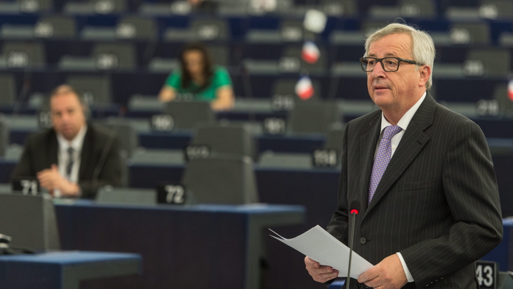 Jean-Claude Juncker im EU-Parlament