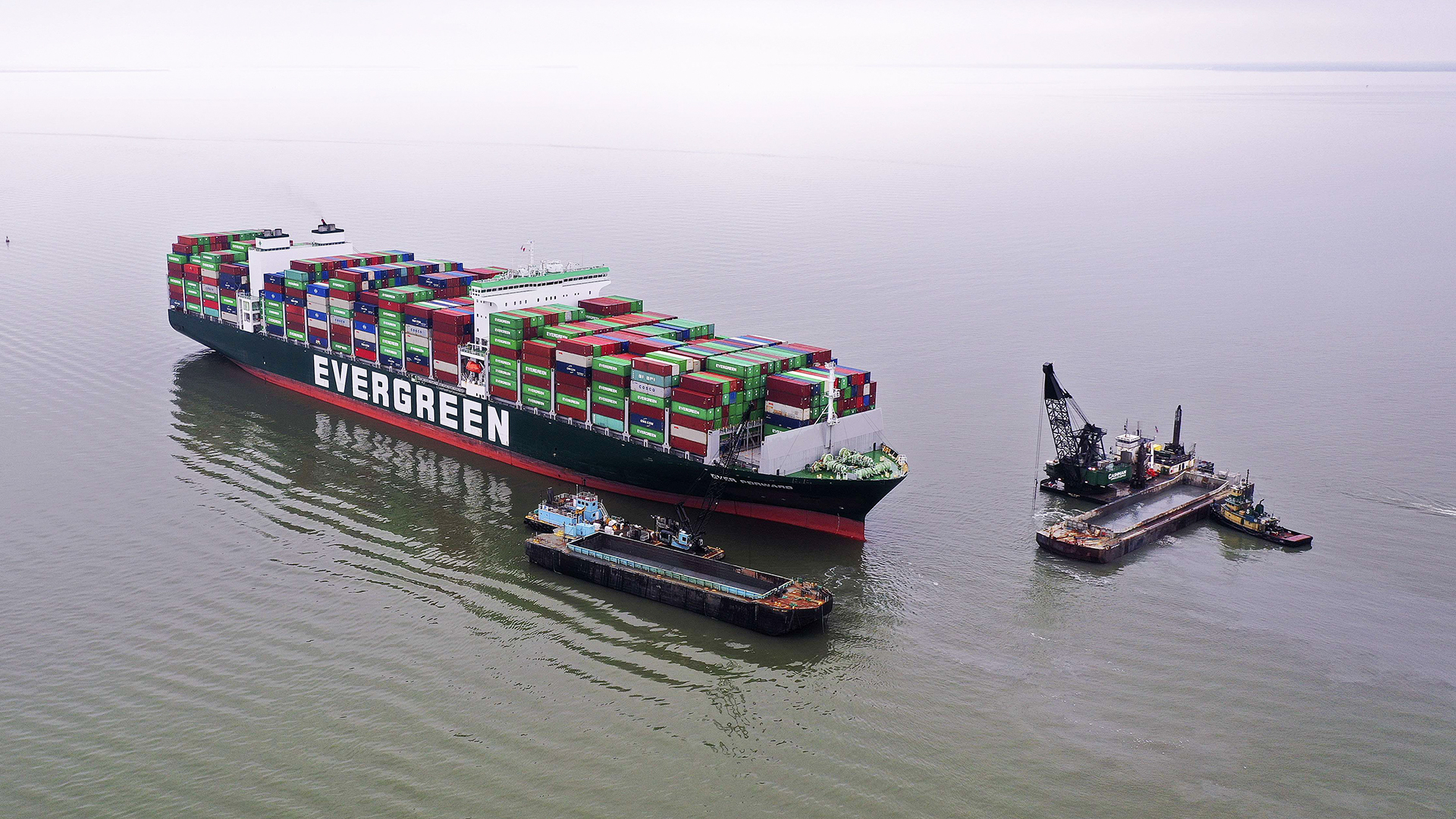 Das Containerschiff "Ever Forward" der Reederei Evergreen | AFP