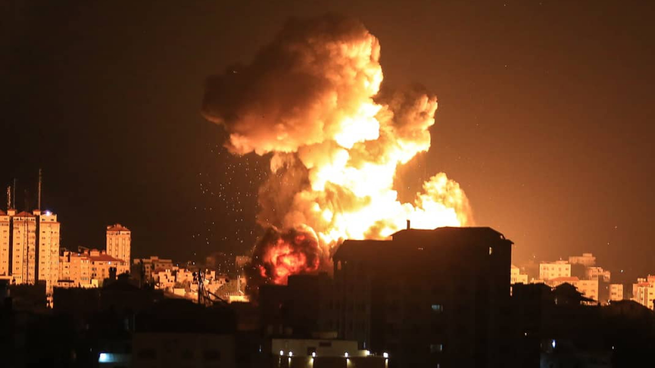 Explosion in Gaza-Stadt