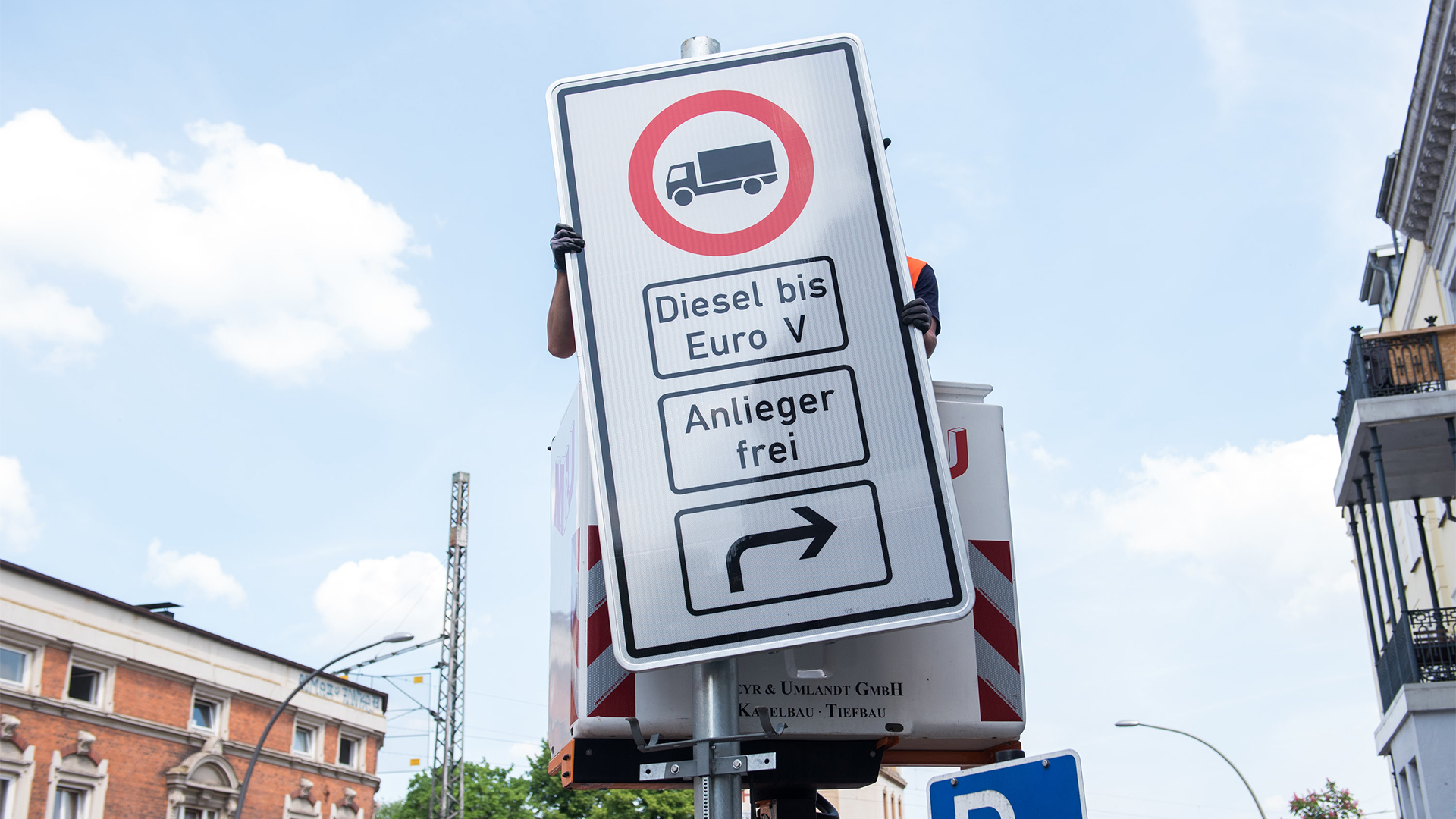 Fahrverbotszone in Hamburg | Bildquelle: dpa