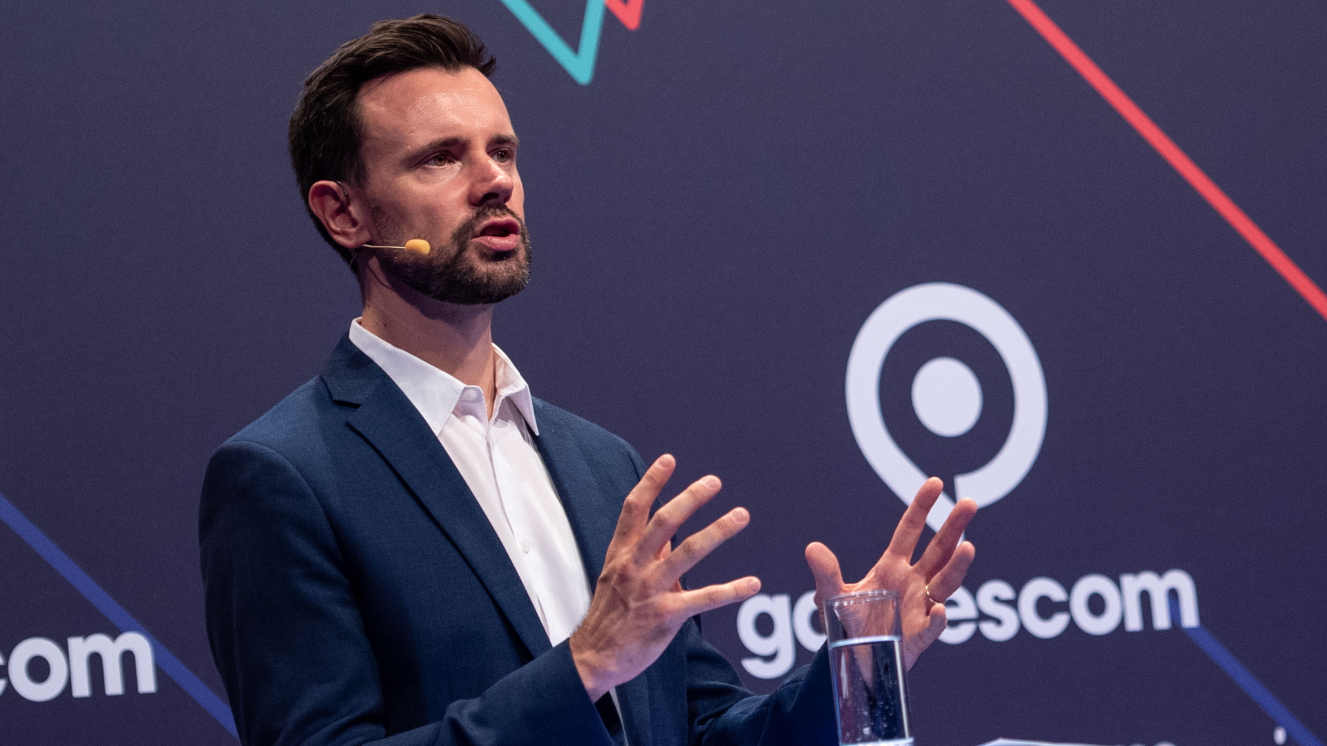 game-Geschäftsführer Felix Falk stellt bei einer Pressekonferenz die Gamescom-Pläne für 2021 vor | dpa