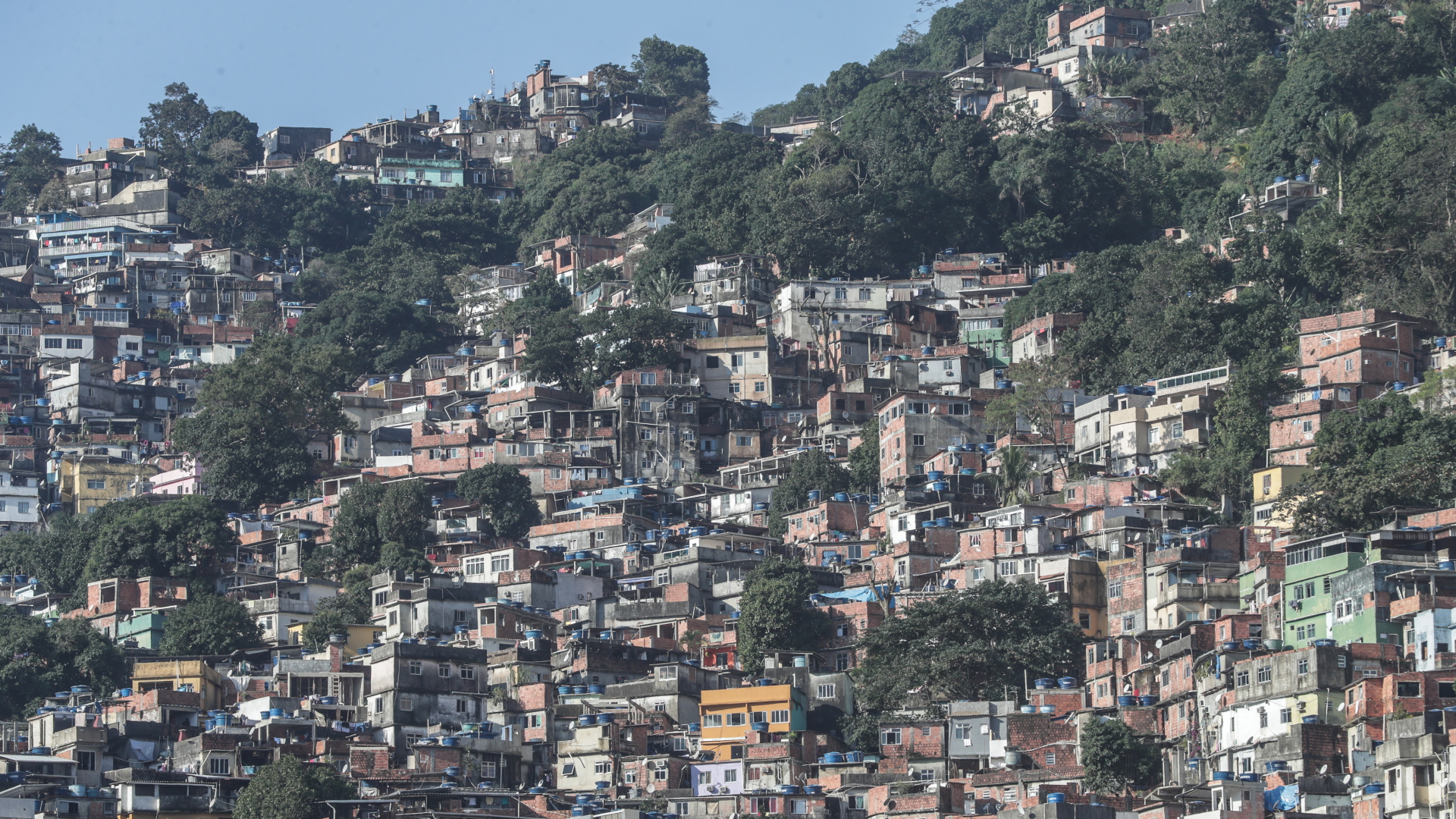 Blick auf eine Favela in Rio de Janeiro | EPA