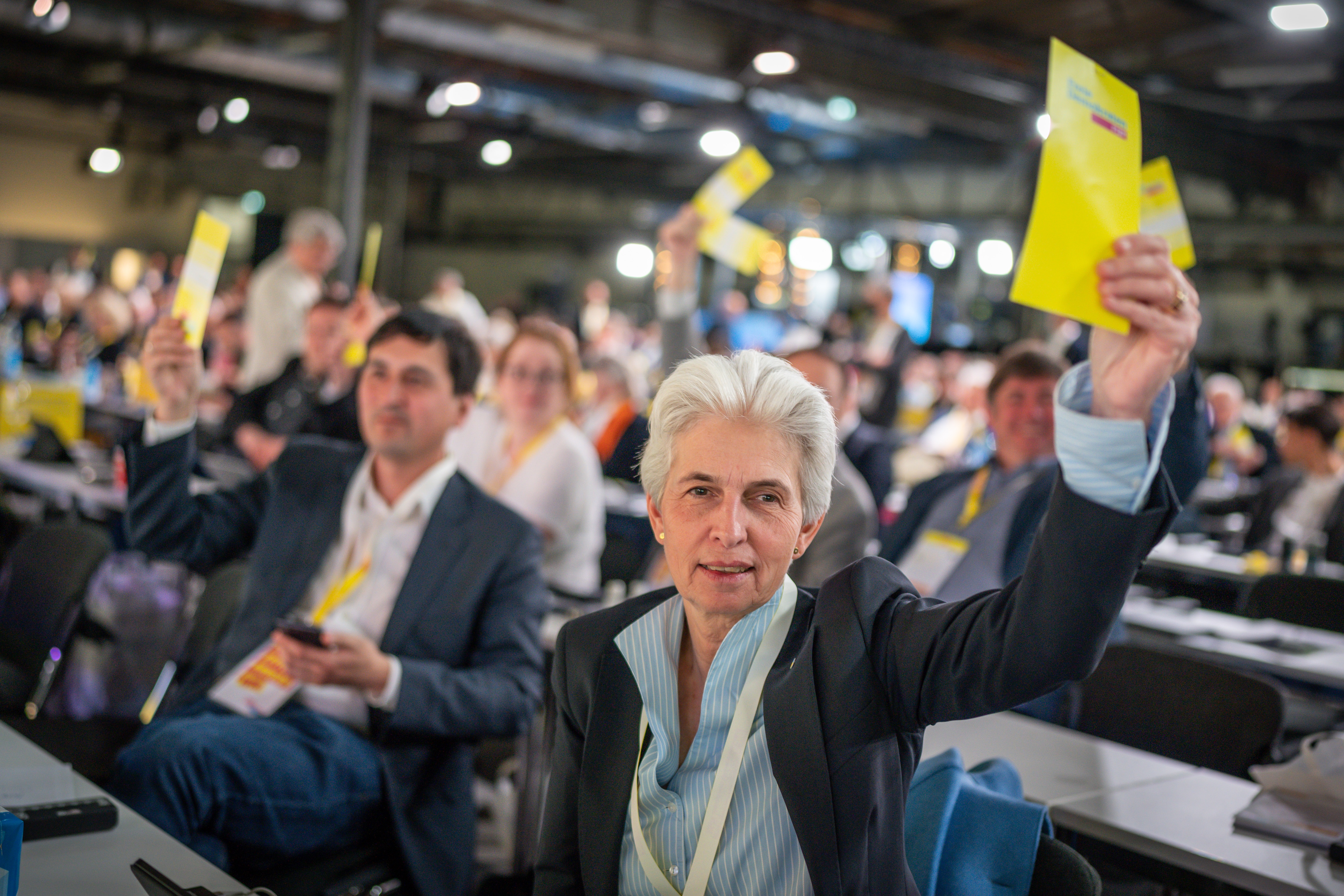 Marie-Agnes Strack-Zimmermann auf dem FDP-Parteitag | dpa