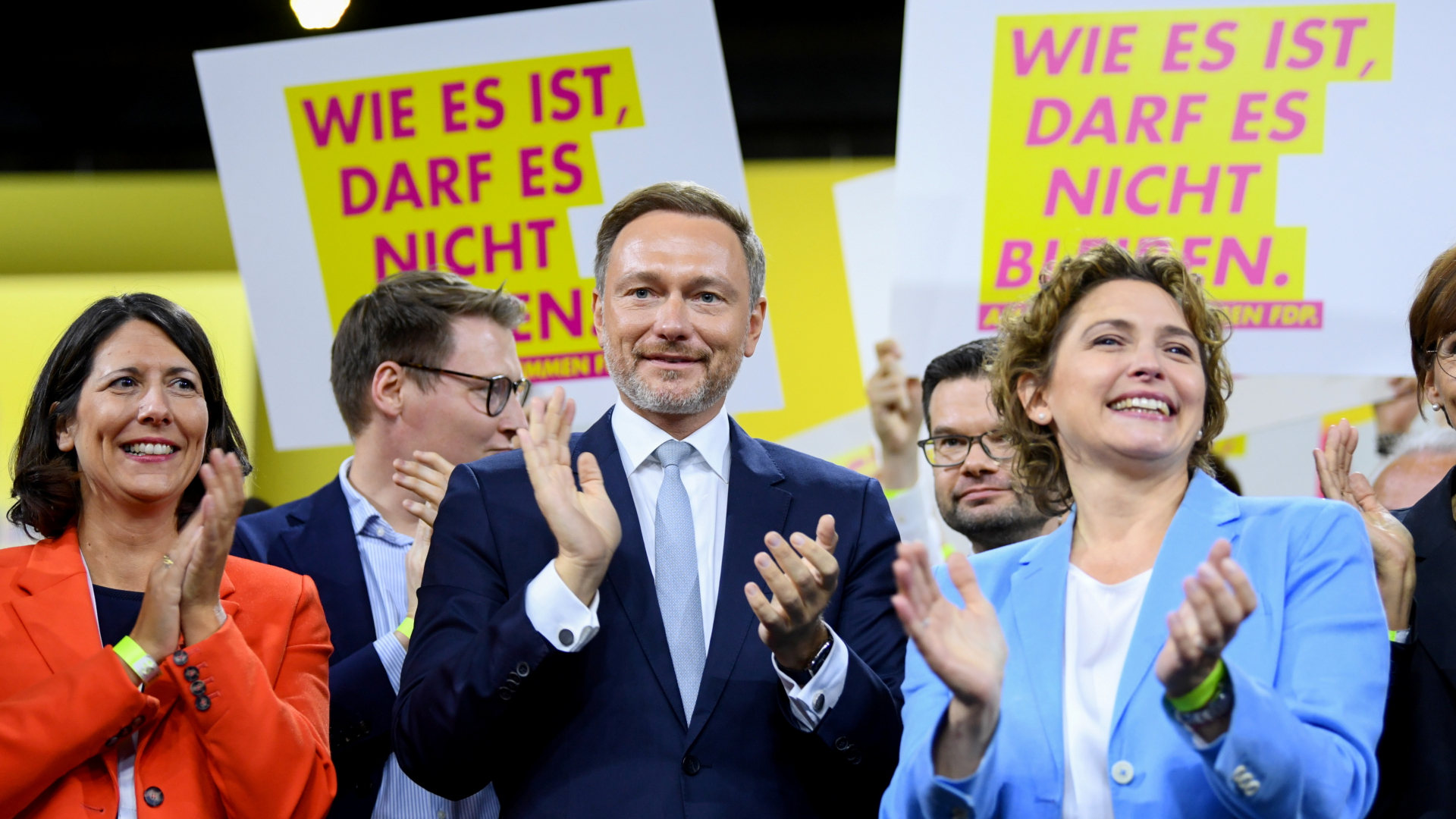 Parteichef Lindner auf dem FDP-Parteitag | REUTERS