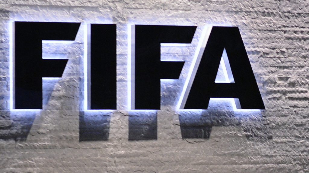 FIFA-Logo an Zentrale in Zürich