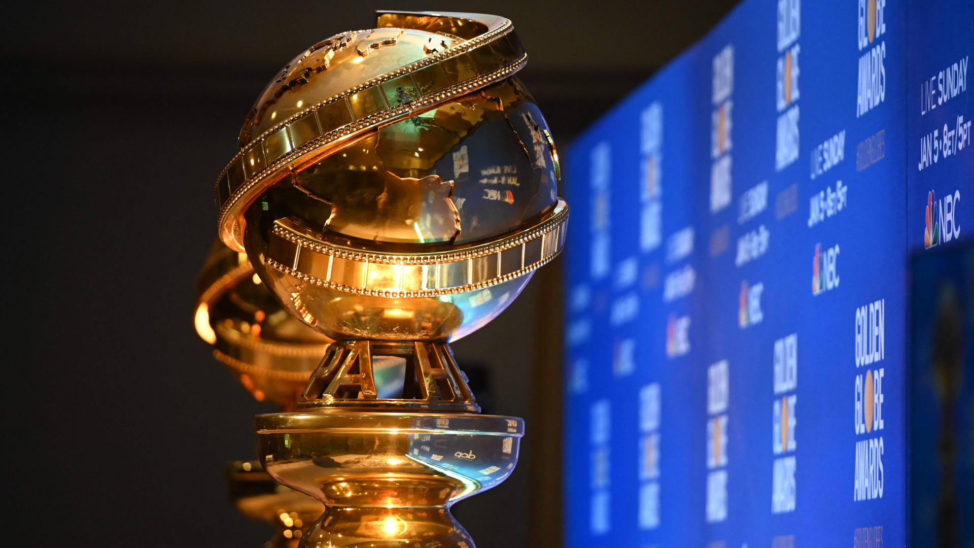 Die Golden-Globe-Trophäe  | AFP