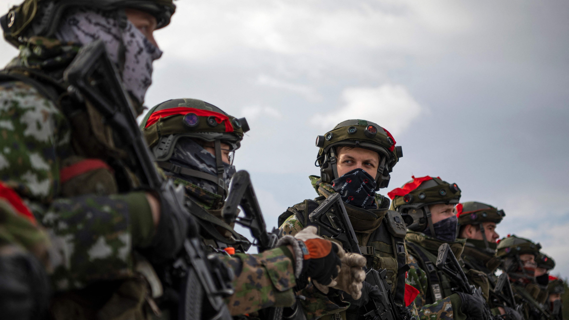 Finnische Soldaten bei einer internationalen Militärübung in Norwegen | AFP