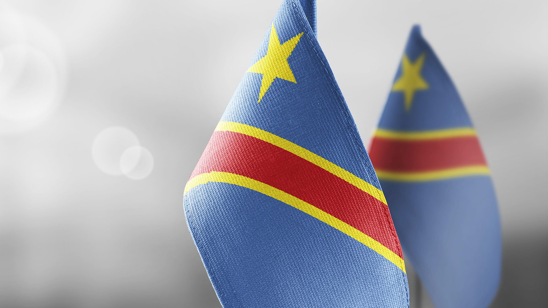 Flagge Demokratische Republik Kongo | picture alliance / Zoonar