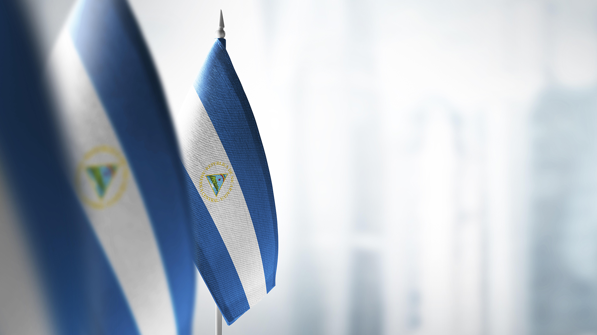 Flaggen von Nicaragua | picture alliance / Zoonar