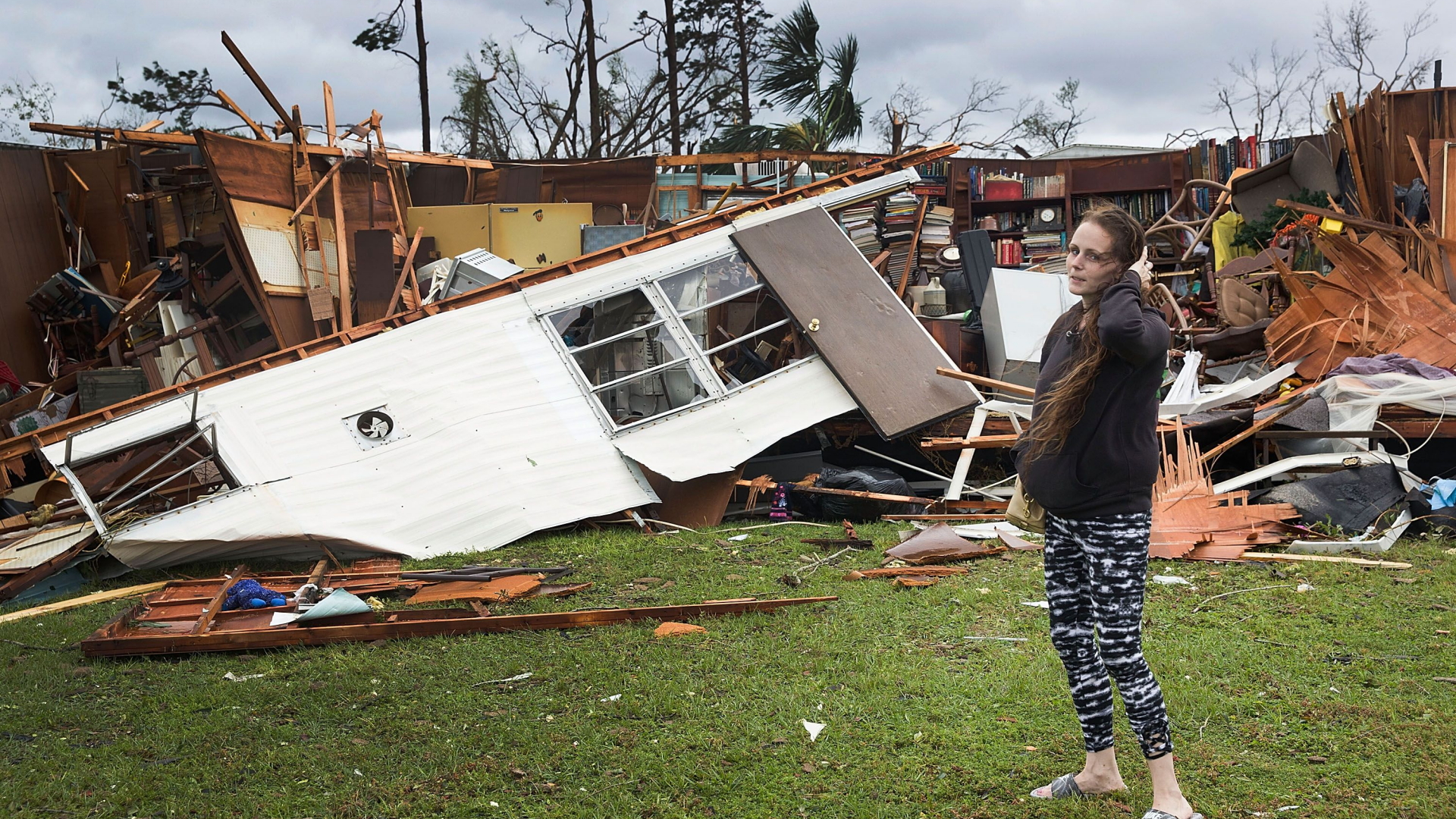 Zerstörtes Haus in Panama City | Bildquelle: AFP
