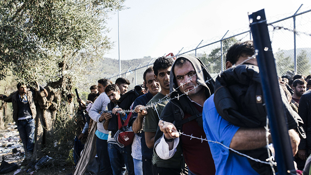 Flüchtlinge auf der Balkanroute (Oktober 2015) | AFP