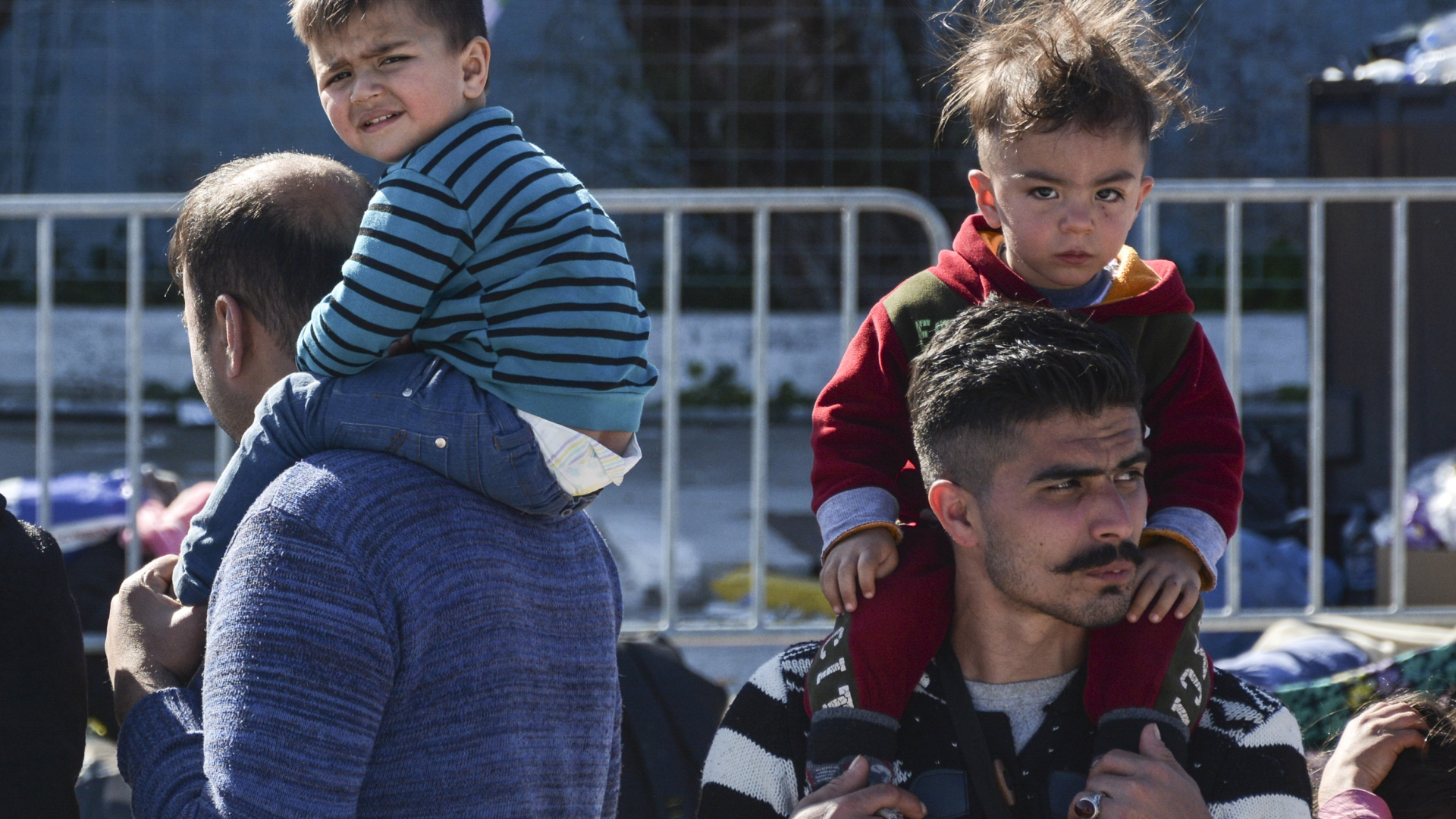 Flüchtlinge auf Lesbos | AP