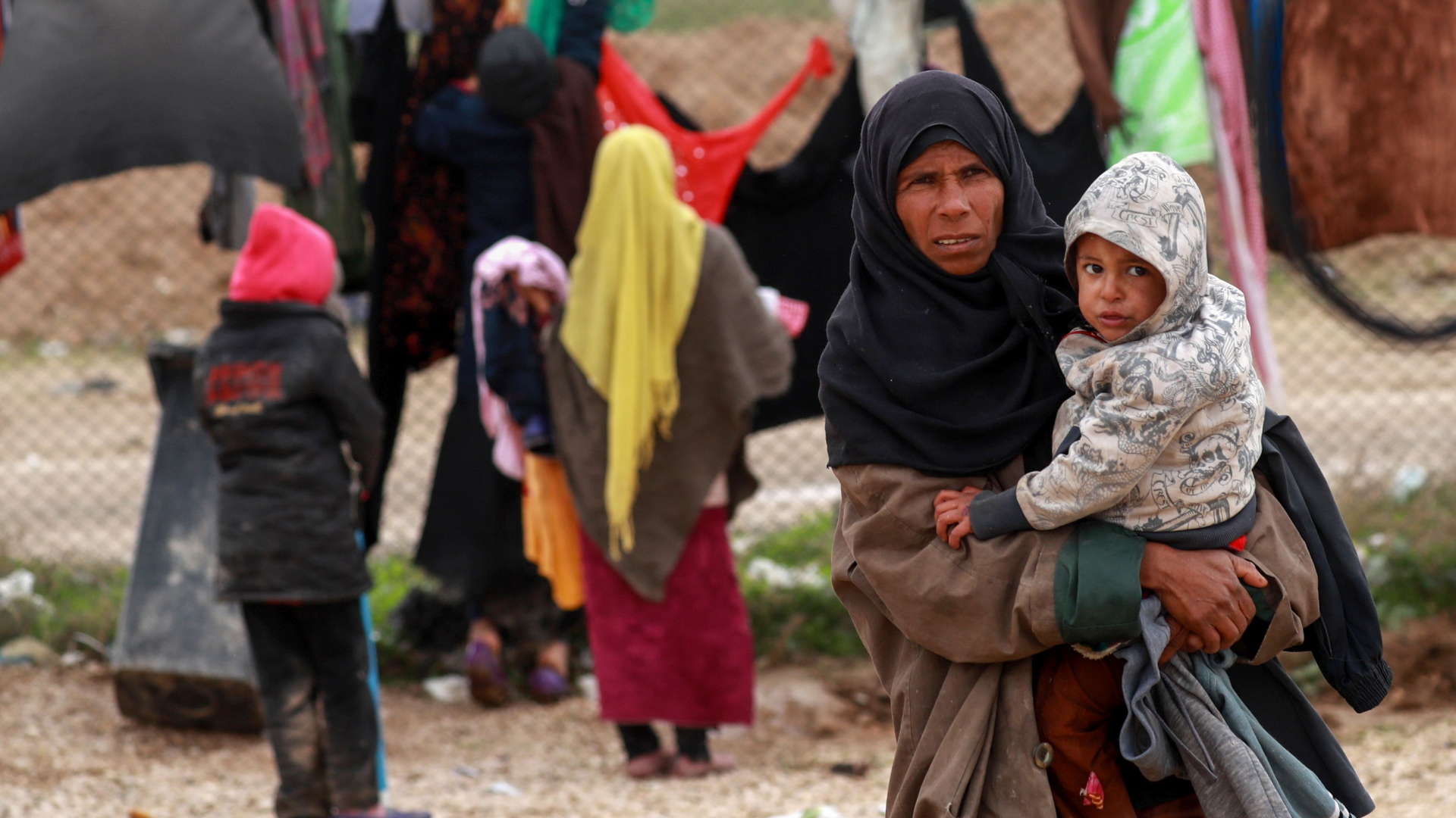 Binnenflüchtlinge im Nordosten Syriens | AFP