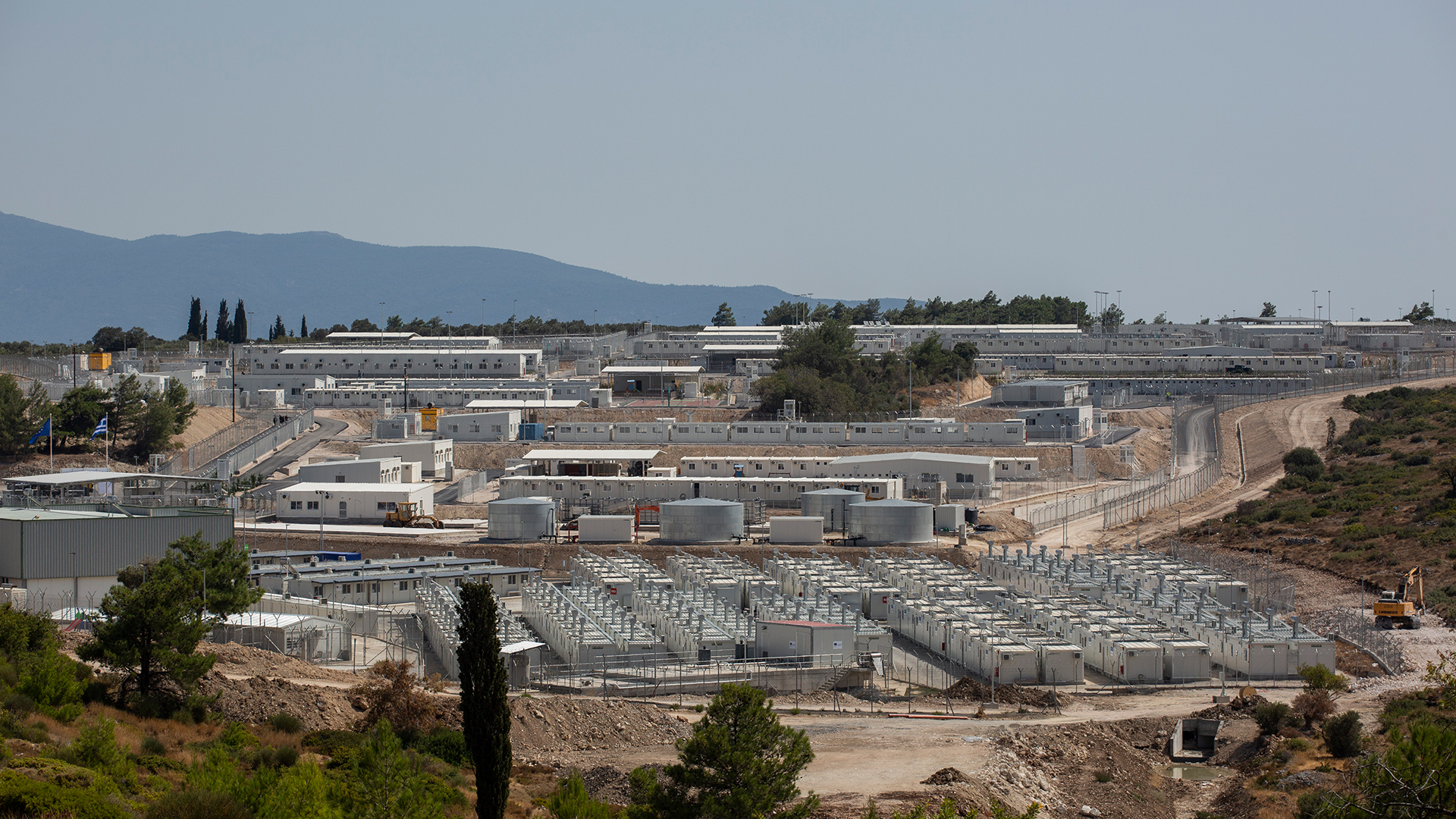 Flüchtlingslagers auf der Insel Samos | picture alliance/dpa