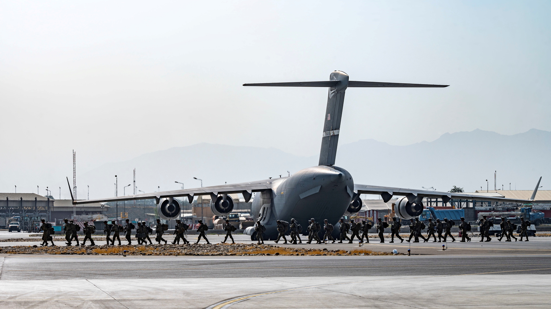 US-Soldaten am Flughafen Kabul | via REUTERS