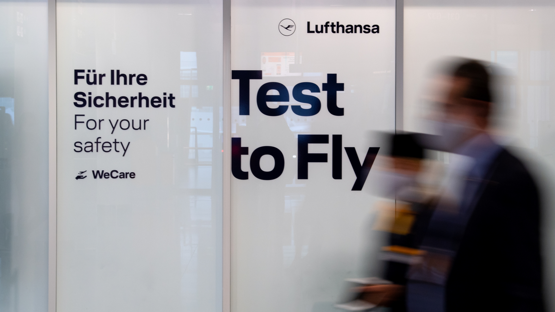 Corona-Testcenter auf dem Münchner Flughafen