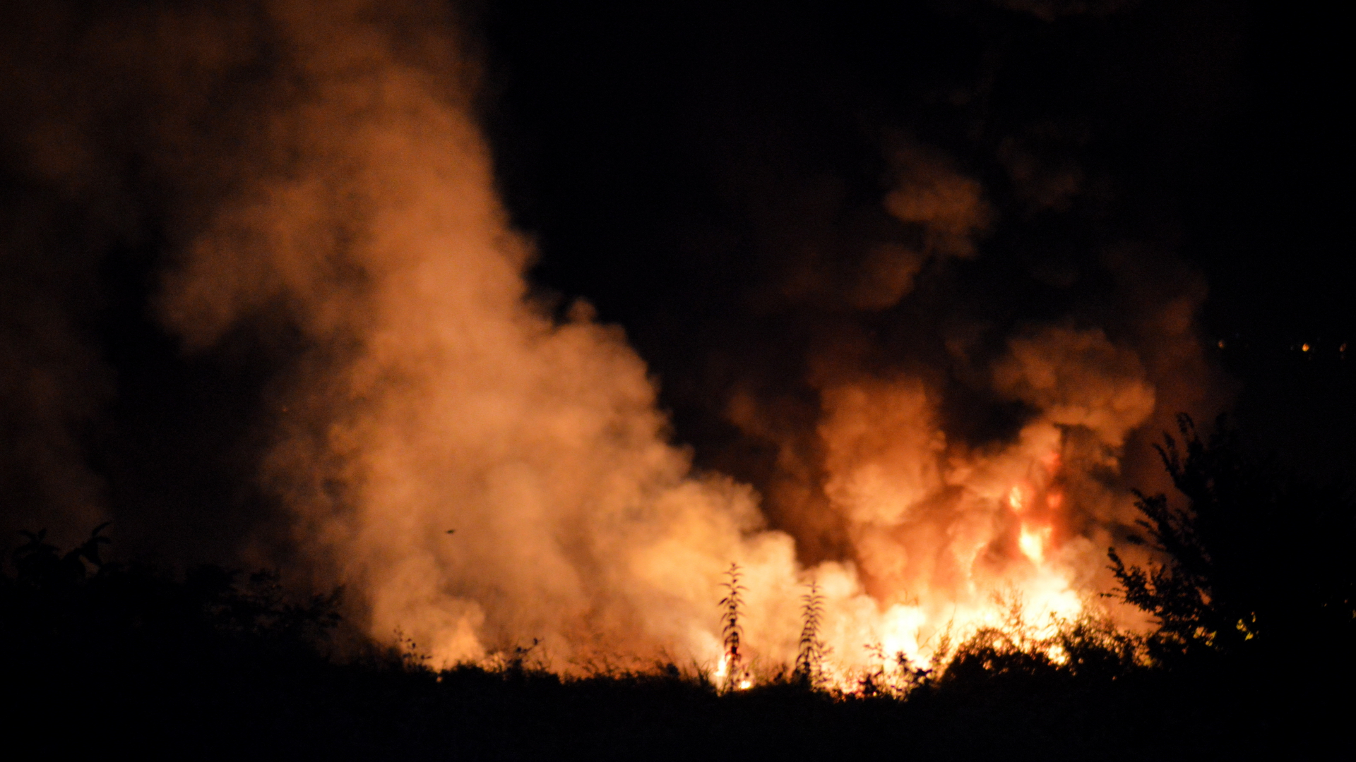 Feuer am Absturzort in Kavala | EPA