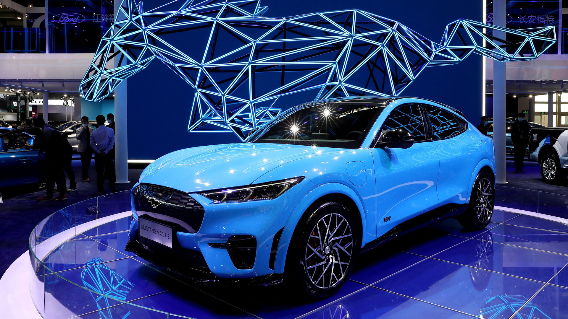 Ford Mustang Mach E-Präsentation auf der Auto China 2020