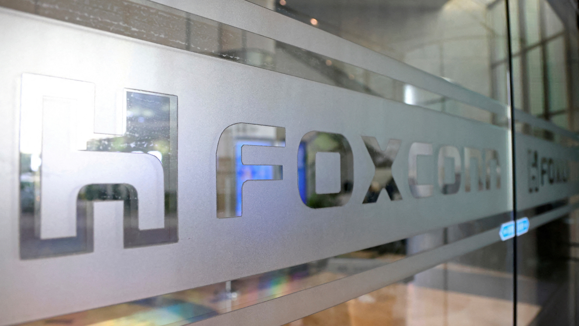Logo des chinesischen Konzerns Foxconn | REUTERS