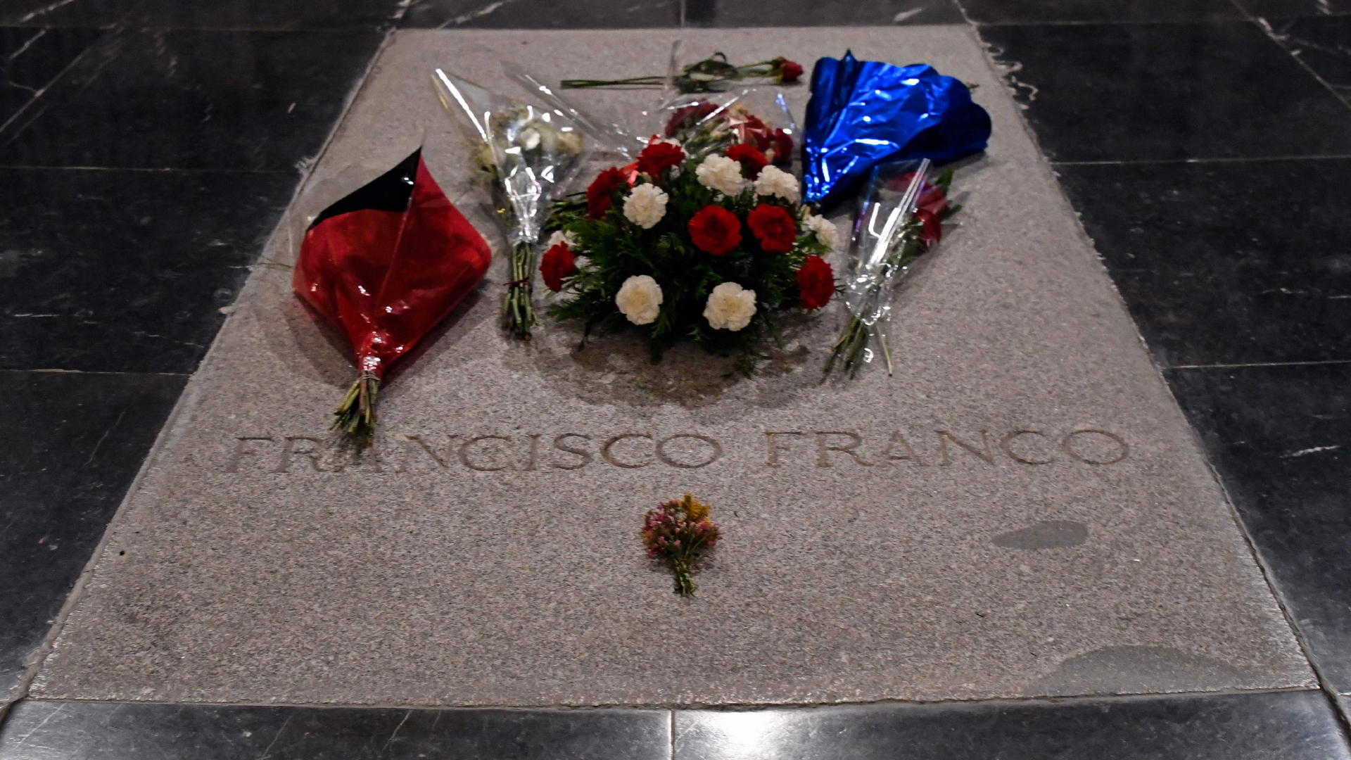 Das Grab des spanischen Diktators Francisco Franco. | AFP