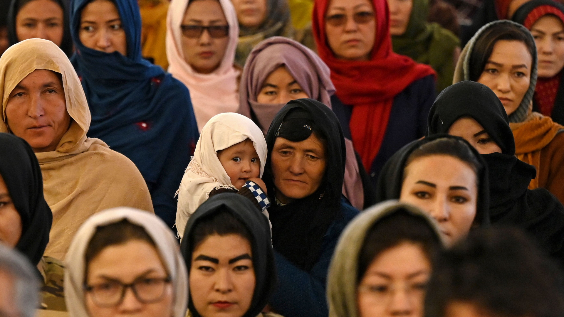 Afghaninnen bei einer Veranstaltung zum Weltfrauentag | AFP