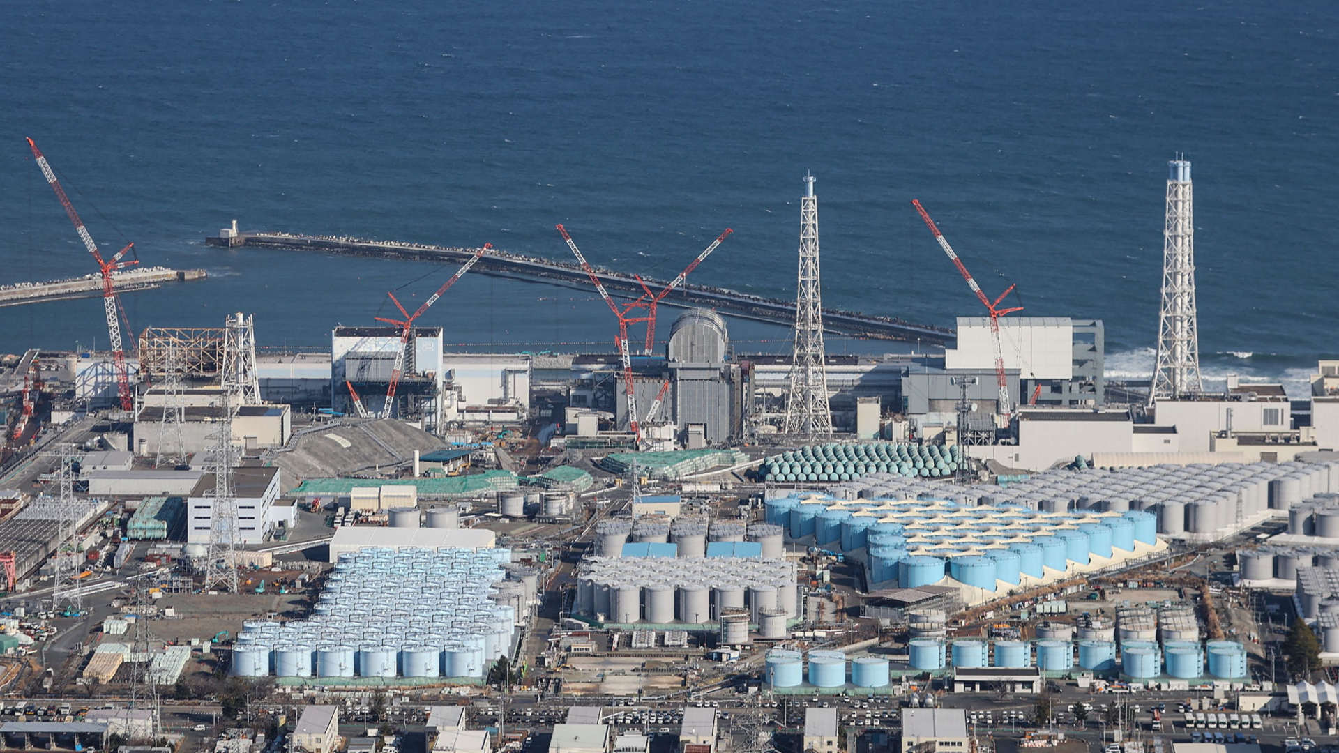 Abwassertanks in der Nähe der japanischen Atomruine Fukushima (Archivbild).