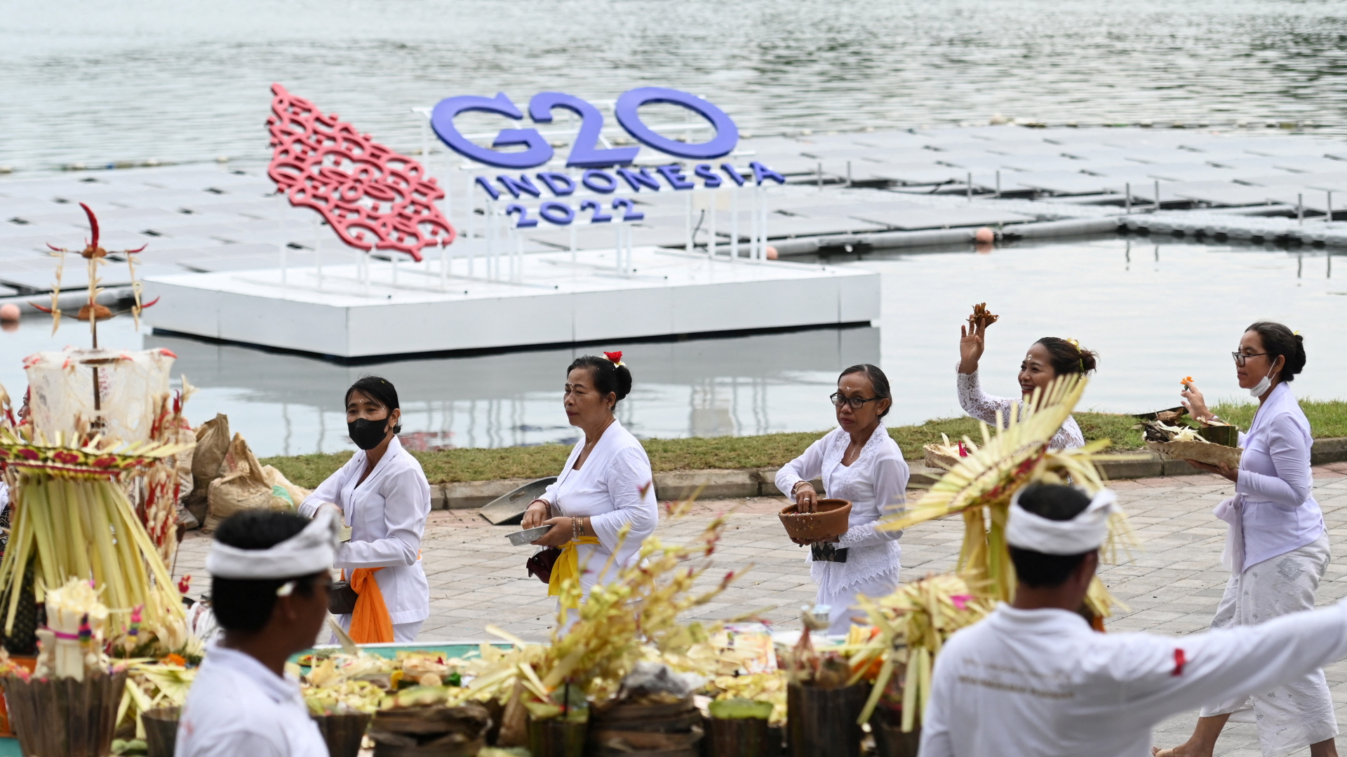 Vorbereitungen für den G20-Gipfel auf Bali | via REUTERS
