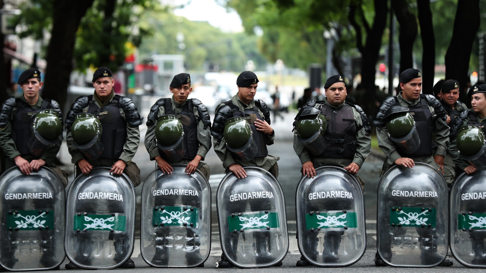 Sicherheitsvorkehrungen zum G20-Gipfel in Buenos Aires | Bildquelle: Alberto Valdes/EPA-EFE/REX/Shutt