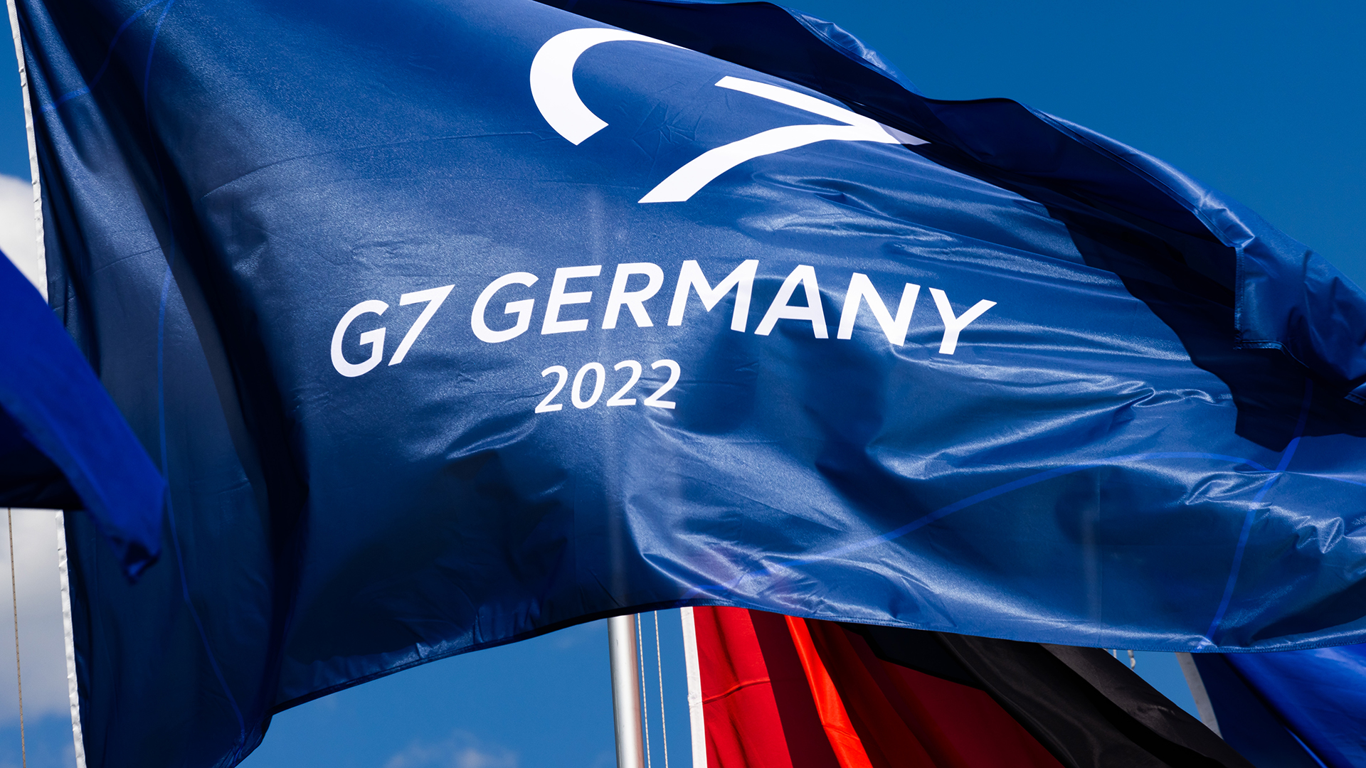 Das Logo für die deutsche G7-Präsidentschaft 2022 | picture alliance/dpa