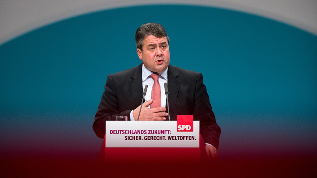 Gabriel beim SPD-Parteitag