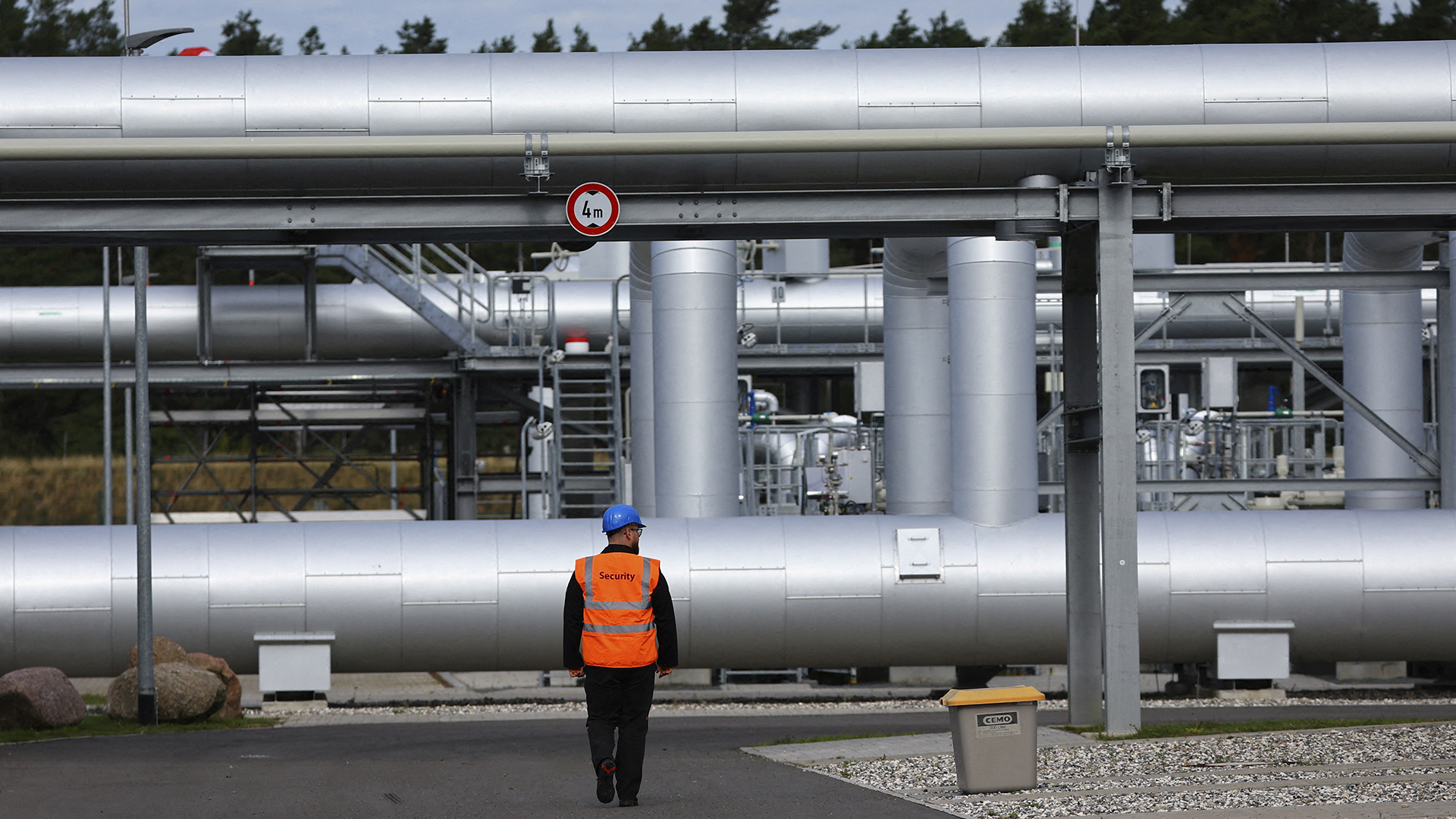 Blick auf die Anlandungsstelle der Ostseegaspipeline Nord Stream 2 in Lubmin. | REUTERS
