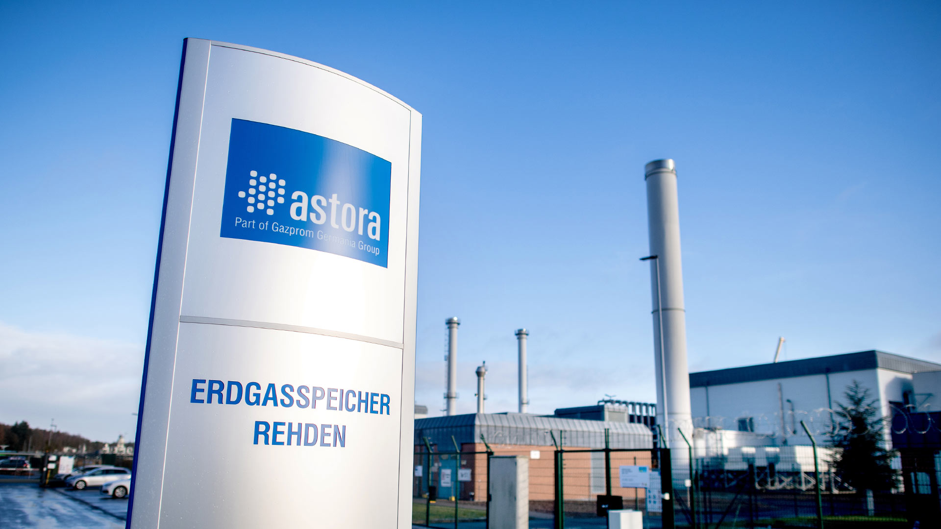 Die Anlage des Erdgasspeichers (Astora GmbH) in Rehden.