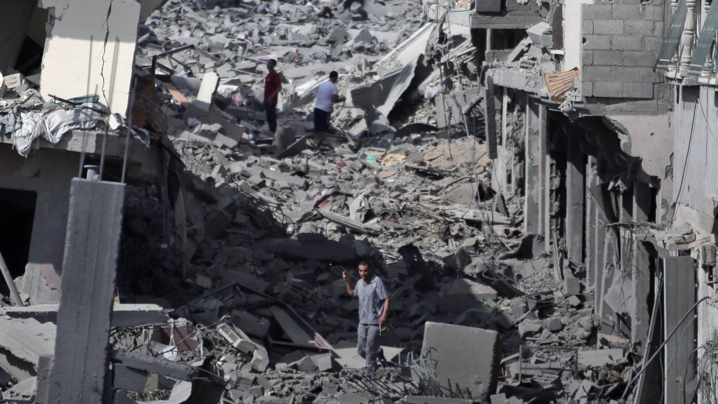Gaza-Stadt im Sommer 2014 | AP