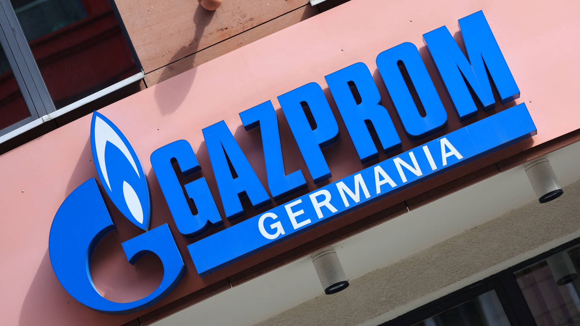 Das Logo von Gazprom Germania.