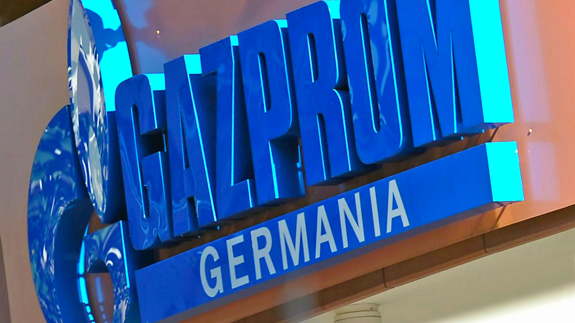 Das Logo von Gazprom Germania | picture alliance / dpa