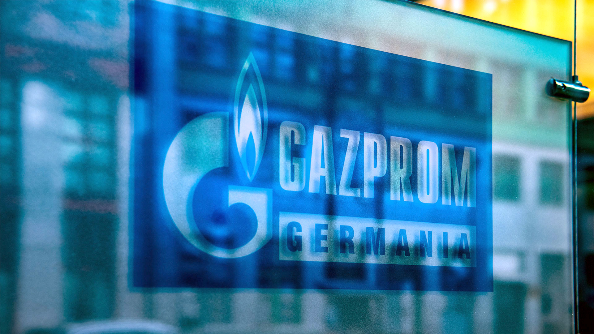 Das Logo von Gazprom Germania | picture alliance/dpa