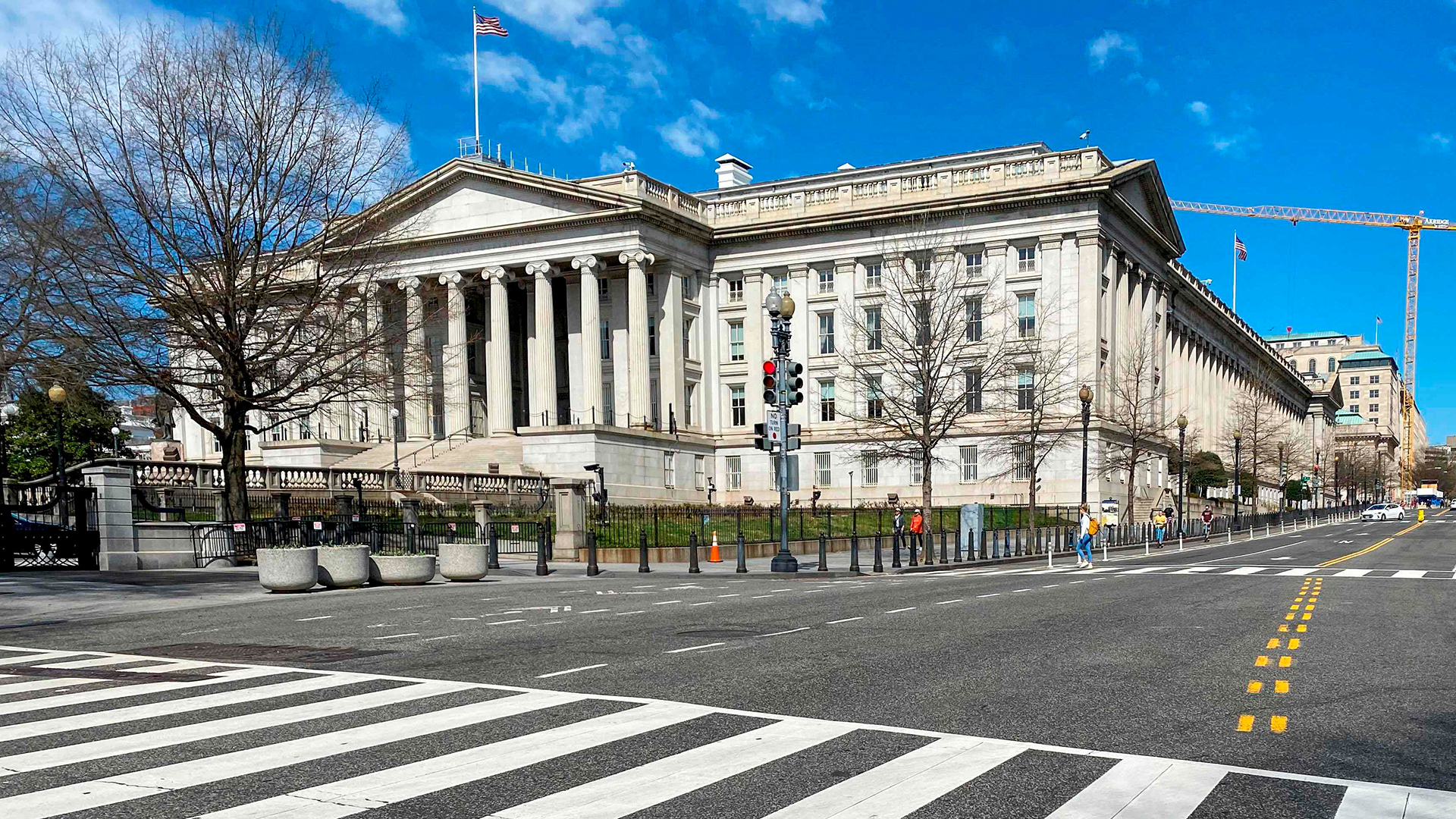 Gebäude des US-Finanzministeriums | AFP