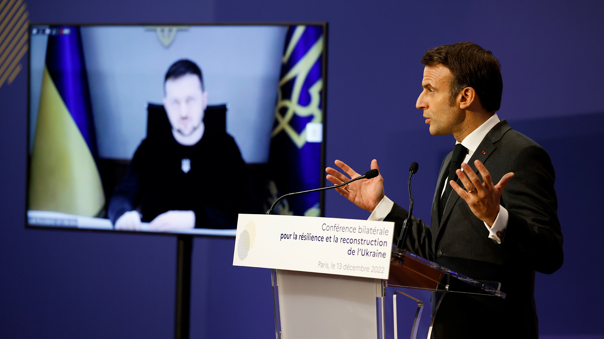 Geberkonferenz in Paris: Milliardenhilfe für die Ukraine