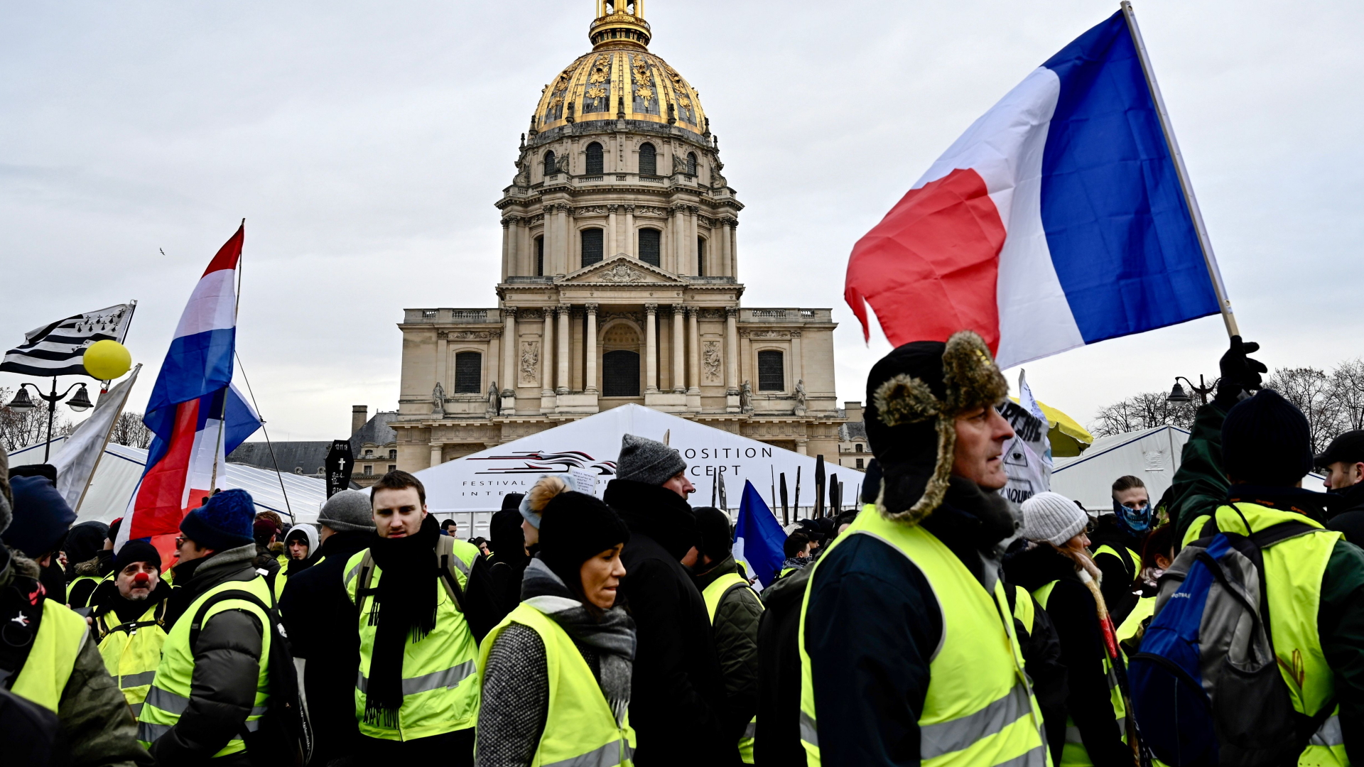 "Gelbwesten" im Zentrum von Paris | AFP