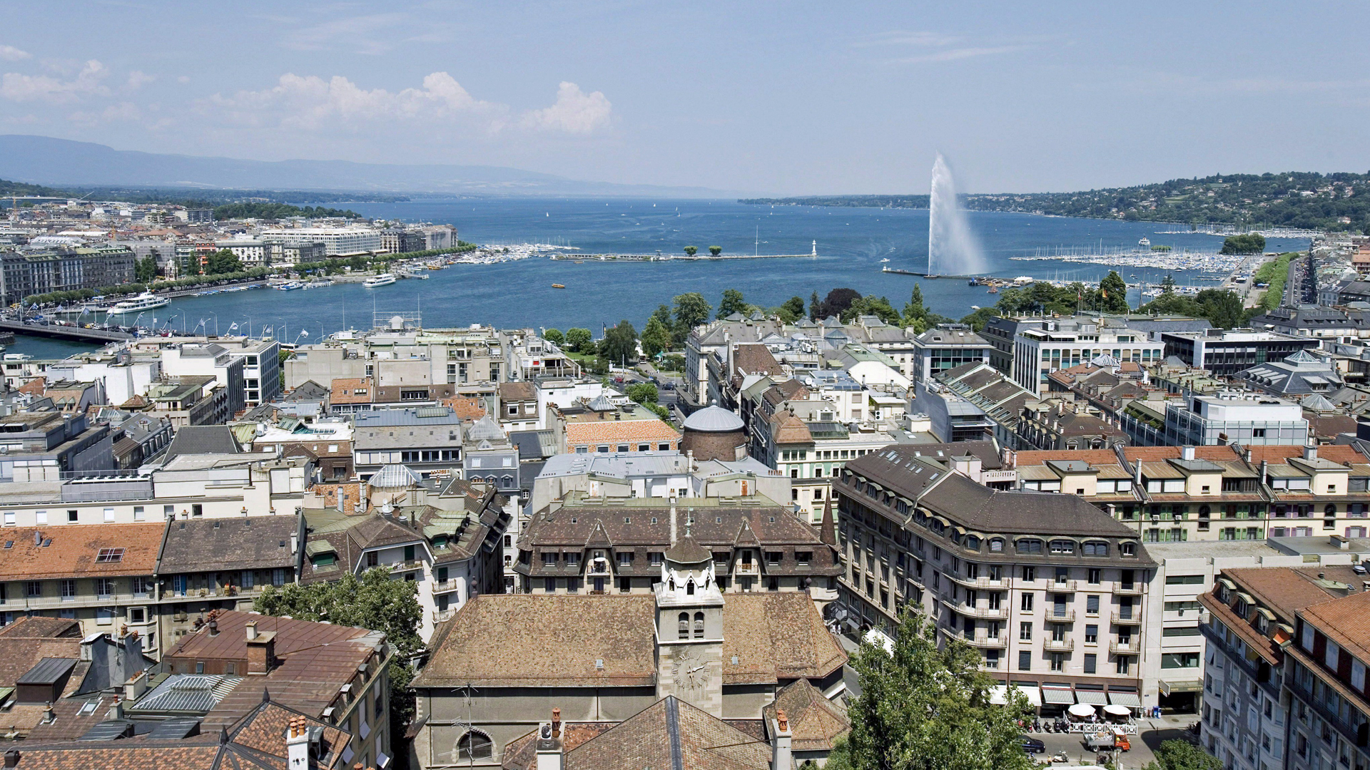 Stadtansicht von Genf | picture alliance / epa Keystone 