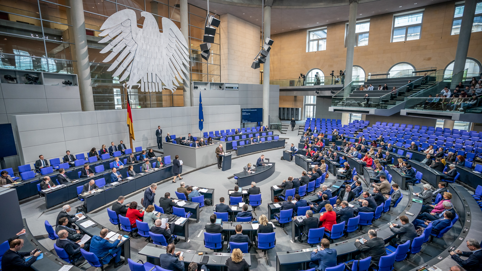 Blick in den Bundestag | dpa