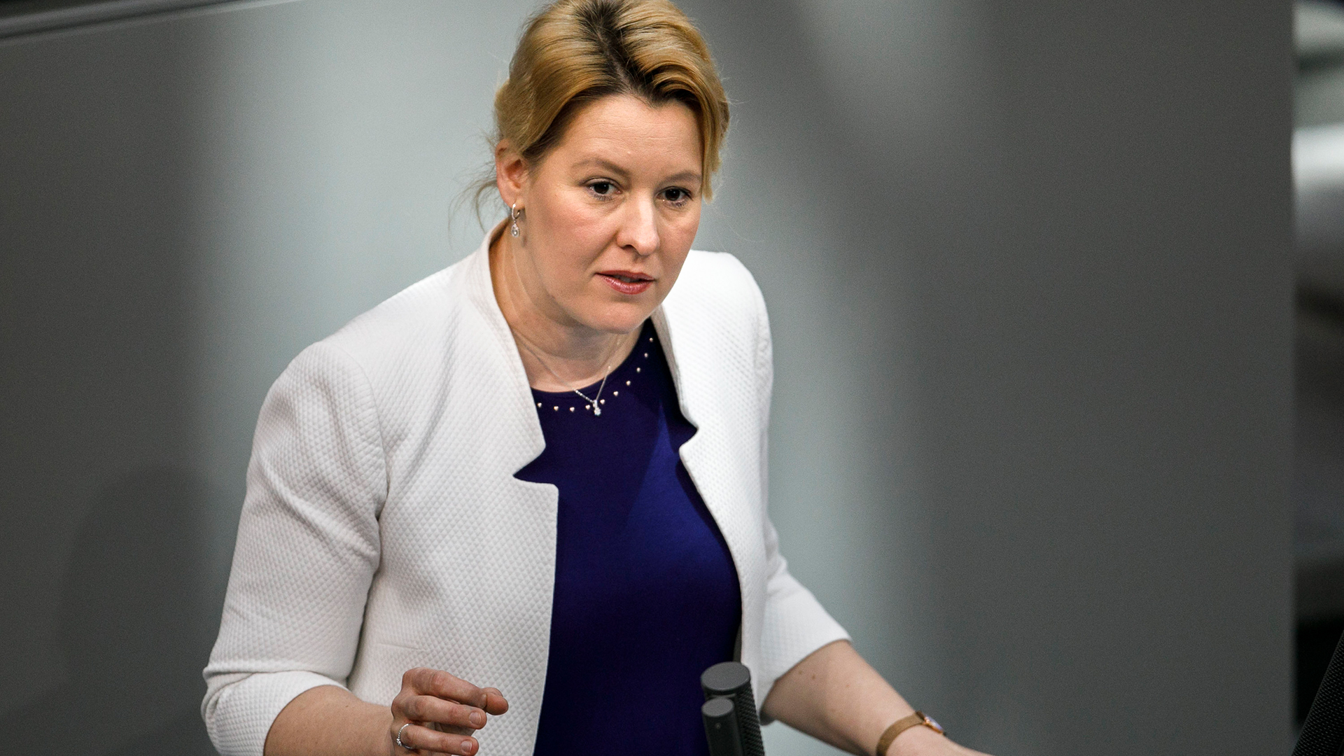 Franziska Giffey (SPD), Bundesministerin für Familie, Senioren, Frauen und Jugend