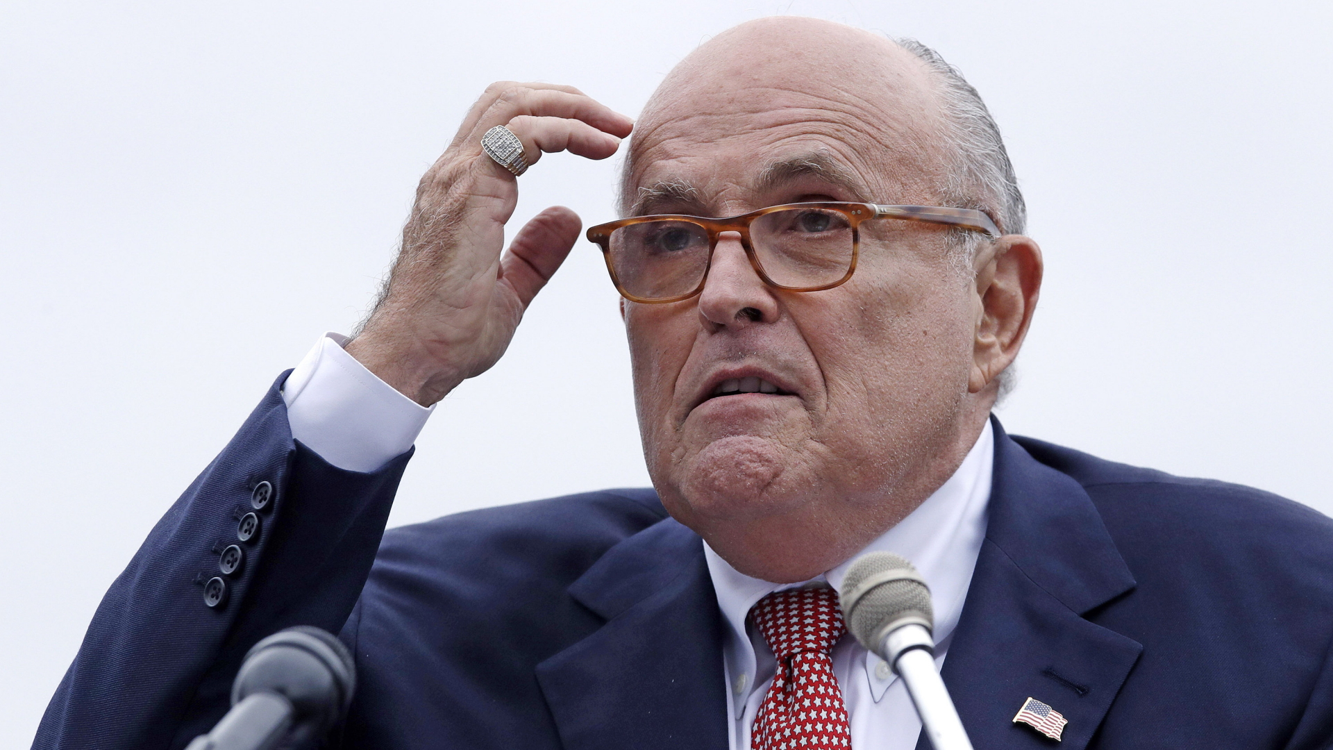 Der ehemalige New Yorker Bürgermeister und heutige Trump-Anwalt Rudy Giuliani. | AP