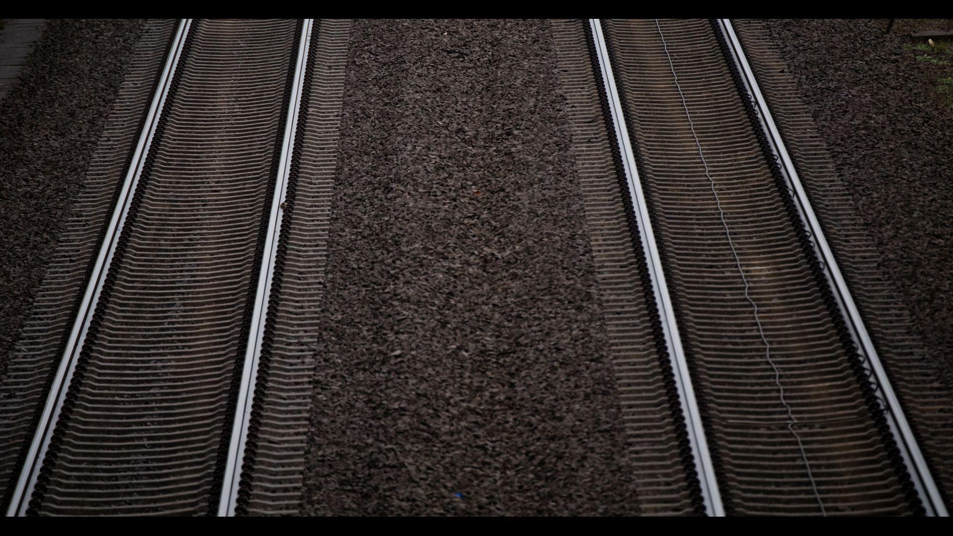 Zwei Gleise von oben | Bildquelle: dpa