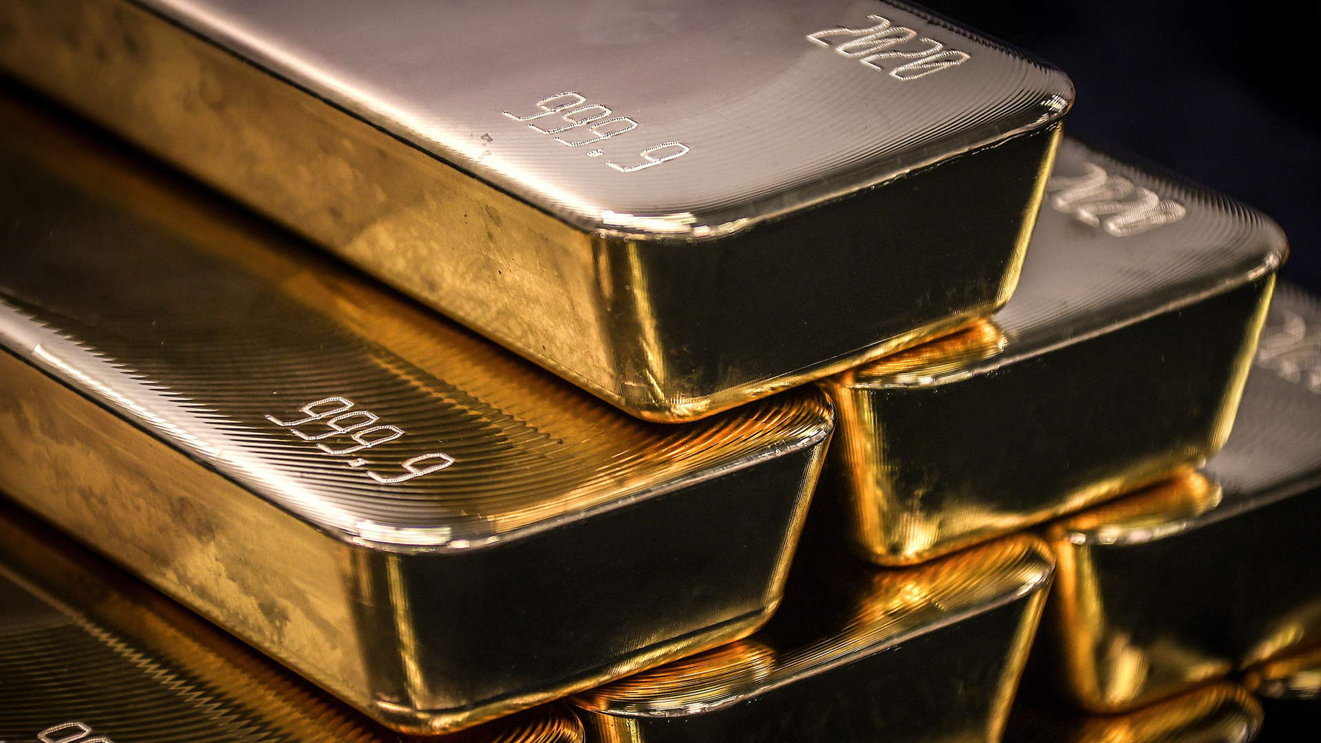 Goldbarren sind gestapelt | AFP