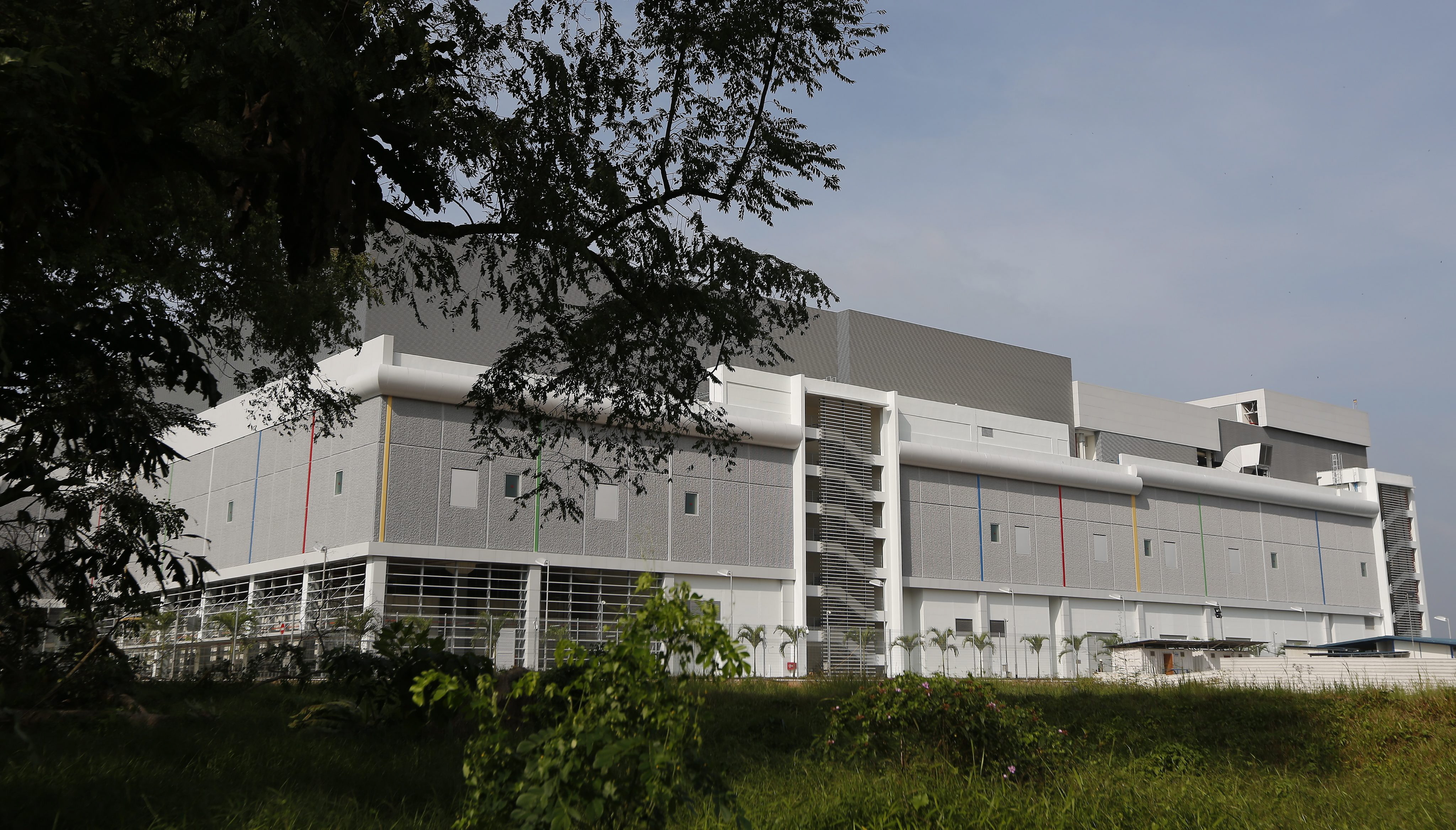 Außenansicht eines Datenzentrums von Google in Singapur | picture alliance / dpa