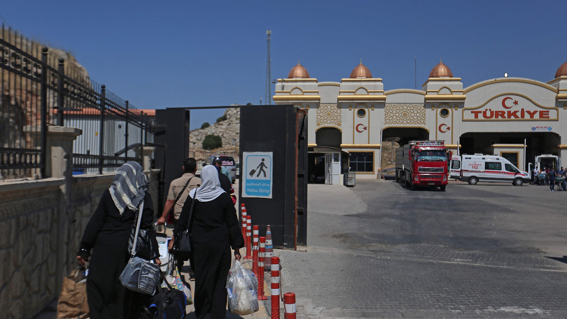 Grenzübergang Bab al-Hawa zwischen Syrien und der Türkei | AFP